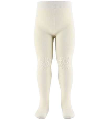 GoBabyGo Rutschfeste Strumpfhosen - Bambus - Off White