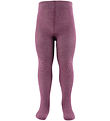 GoBabyGo Strømpebukser med Antiskli - Bambus - Misty Plum