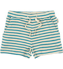 Petit Piao Shorts - Rib - Modal - Türkis/Dark Off White