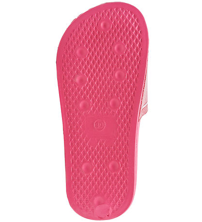 Hummel Flip Flops - Pool Slide Glitter Jr - Raspberry