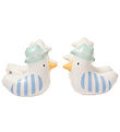 SunnyLife Water Wings - 3-6 years - Sid The Seagull - Blue Strip