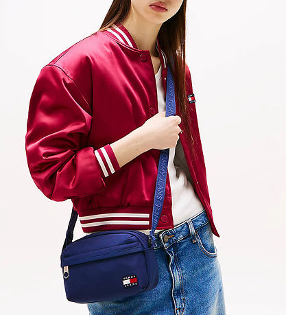 Tommy Hilfiger Schoudertas - Ace Daily - Fluweel Blue