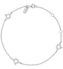 Design Letters Armband - Ruth Anchor Bedel Lock - Zilver