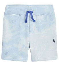 Polo Ralph Lauren Sweatshorts - Atletisch - Blauw m. Batik