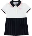 Emporio Armani Kjole - Off White/Navy