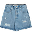 Sofie Schnoor Stuttbuxur - Gallaefni - Gabriellasy - Denim Blue