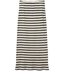 Sofie Schnoor Skirt - Rib - Dizasy - Black Striped