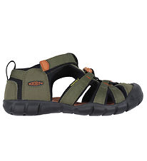 KEEN Sandaler - Seacamp II CNX Y - Dark Olive/Gold Flame