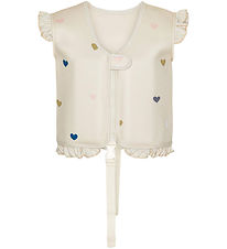Vanilla Copenhagen Swim Vest - Neo - w. Hearts - Milk - w. Flesh