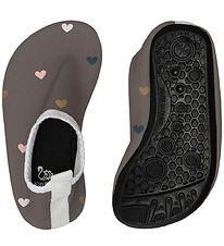 Vanilla Copenhagen Beach Shoes - Wood w. Hearts