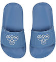 Hummel Strandsandalar - Pool Slide Jr - Flétta Blue