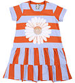 Danefæ Dress - Danemiva - Light Rust/Purple Daisy