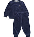 Fixoni Veloursæt - Vintage Blue