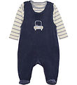 Fixoni Romper w. Bodysuit l/s - Velvet - Indigo Blue