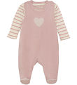 Fixoni Romper w. Bodysuit l/s - Velvet - Shadow Gray
