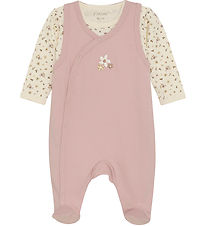 Fixoni Romper w. Bodysuit l/s - Shadow Gray