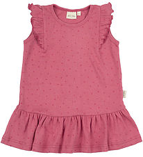 Petit Piao Mekko - Joustinneule - Modal- Frill Dot - Light Berry