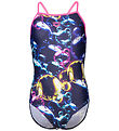 Arena Swimsuit - Soap Bubbles - Blue Multi/Shocking Pink