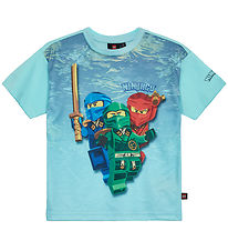 LEGO® Wear Ninjago Stuttermabolur - LwTaffy - Myntugrænt