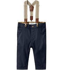 Name It Broek m. Bretellen - NbmRyan - Dark Sapphire