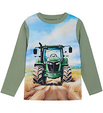 Minymo Blouse - Heg Green m. Print