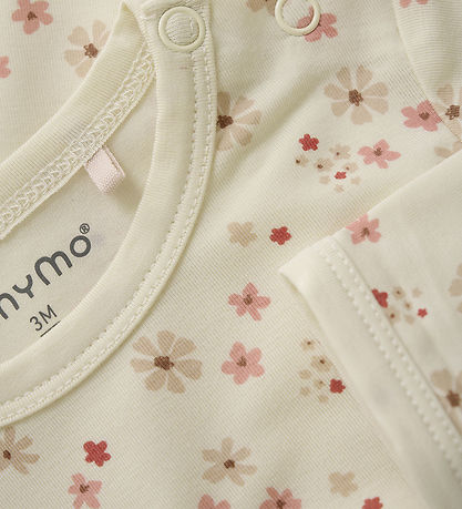 Minymo Bodysuit l/s - Viscose - Dusty Cedar