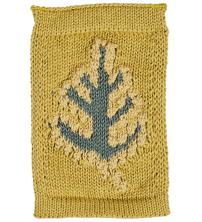Smallstuff Knitted Flag - Leaf - Blue
