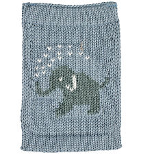 Smallstuff Knitted Flag - Elephant - Blue