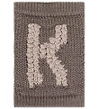 Smallstuff Knitted Letter - K - Natural Alphabet
