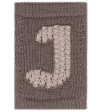 Smallstuff Knitted Letter - J - Natural Alphabet