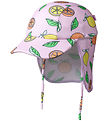 Småfolk Swim Hat - UV50+ - Pink Lavender w. Lemons and Oranges