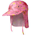 Småfolk Swim Hat - UV50+ - Bubblegum w. Starfish