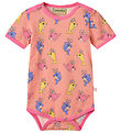 Småfolk Bodysuit s/s - Blossom w. Baby dolphins