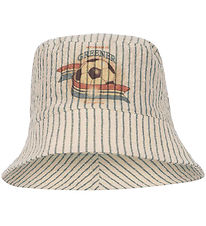 Konges Sløjd Bucket Hat - Elliot - Stripe Blue