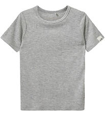 Sofie Schnoor T-Shirt - Rib - PiperSK - Grey Meel