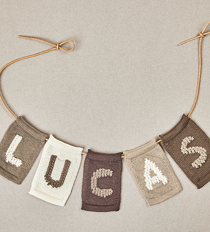 Smallstuff Knitted Letter - C - Natural Alphabet