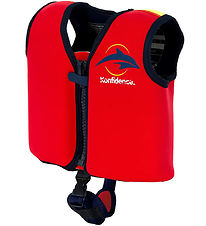 Konfidence Swim Vest - UV50+ - Red/Yellow