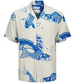 Jack & Jones Shirt - Viscose - JjJeff - Lapis Blue