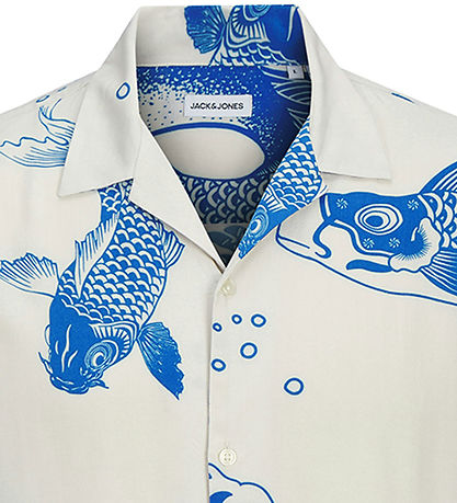 Jack & Jones Hemd - Viskose - JjJeff - Lapis Blue