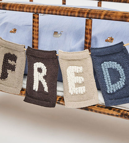 Smallstuff Knitted Letter - E - Natural Alphabet