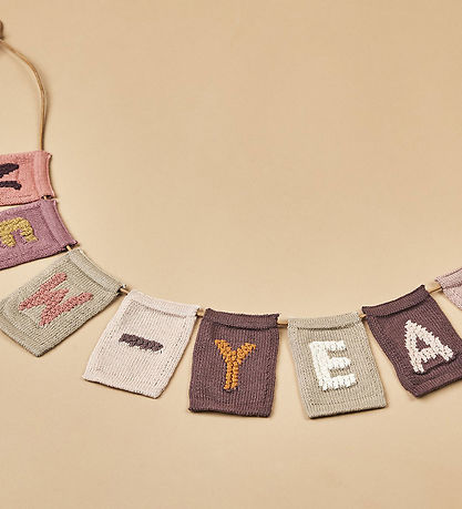 Smallstuff Knitted Letter - E - Natural Alphabet