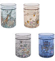 Konges Sløjd Glitter Cups - 4-Pack - Blue Mix