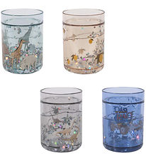 Konges Sløjd Glitter Cups - 4-Pack - Blue Mix