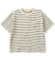 Sofie Schnoor T-Shirt - Antique White W. Blue