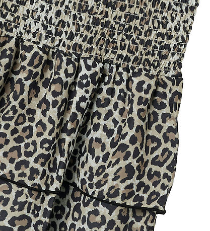 LMTD Skjørt - NlfLeosandy - Mocha Marengs/Leopard