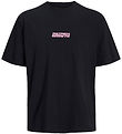 Jack & Jones T-shirt - JcoInterlude - Black w. Text