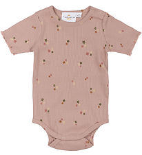 The New Siblings Romper s/s - TnsBodelia - Rib - Adobe Rose m. b