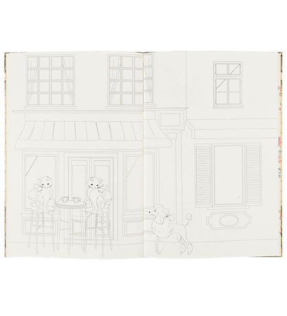 Livre de Coloriage av. Autocollants Konges Sløjd - Multi