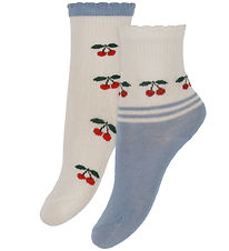 Konges Sløjd Socks - 2-Pack - Cherry Mix