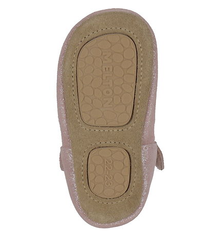 Melton Ballerínu inniskór - Rose Grey